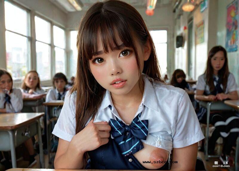 【AI生成】在课堂上暴露的日本女学生