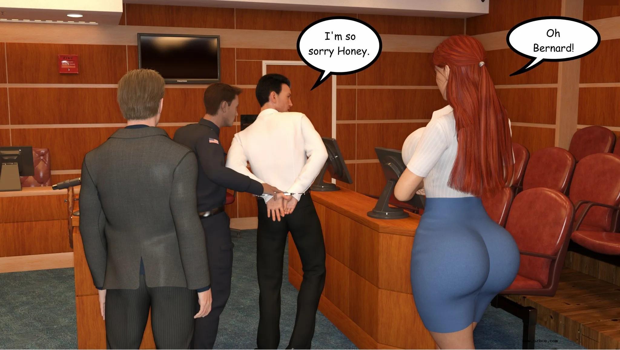 【3D 英文彩漫】从妻子到荡妇 - 第1话