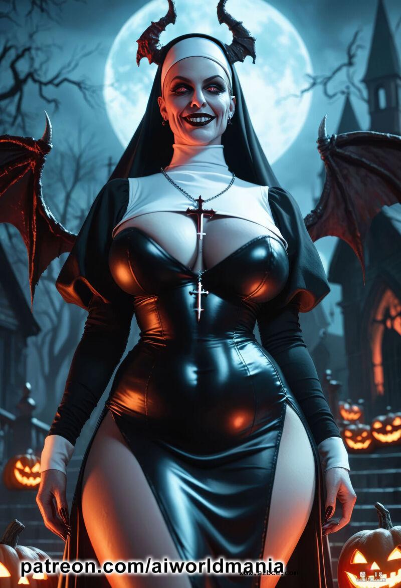 【AI生成】万圣节特辑 - 性感如地狱