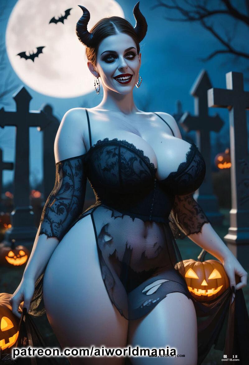 【AI生成】万圣节特辑 - 性感如地狱