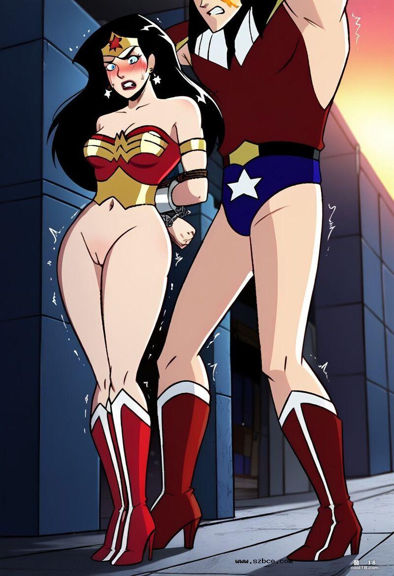 【AI生成】被擒获的神奇女侠当众暴露调教