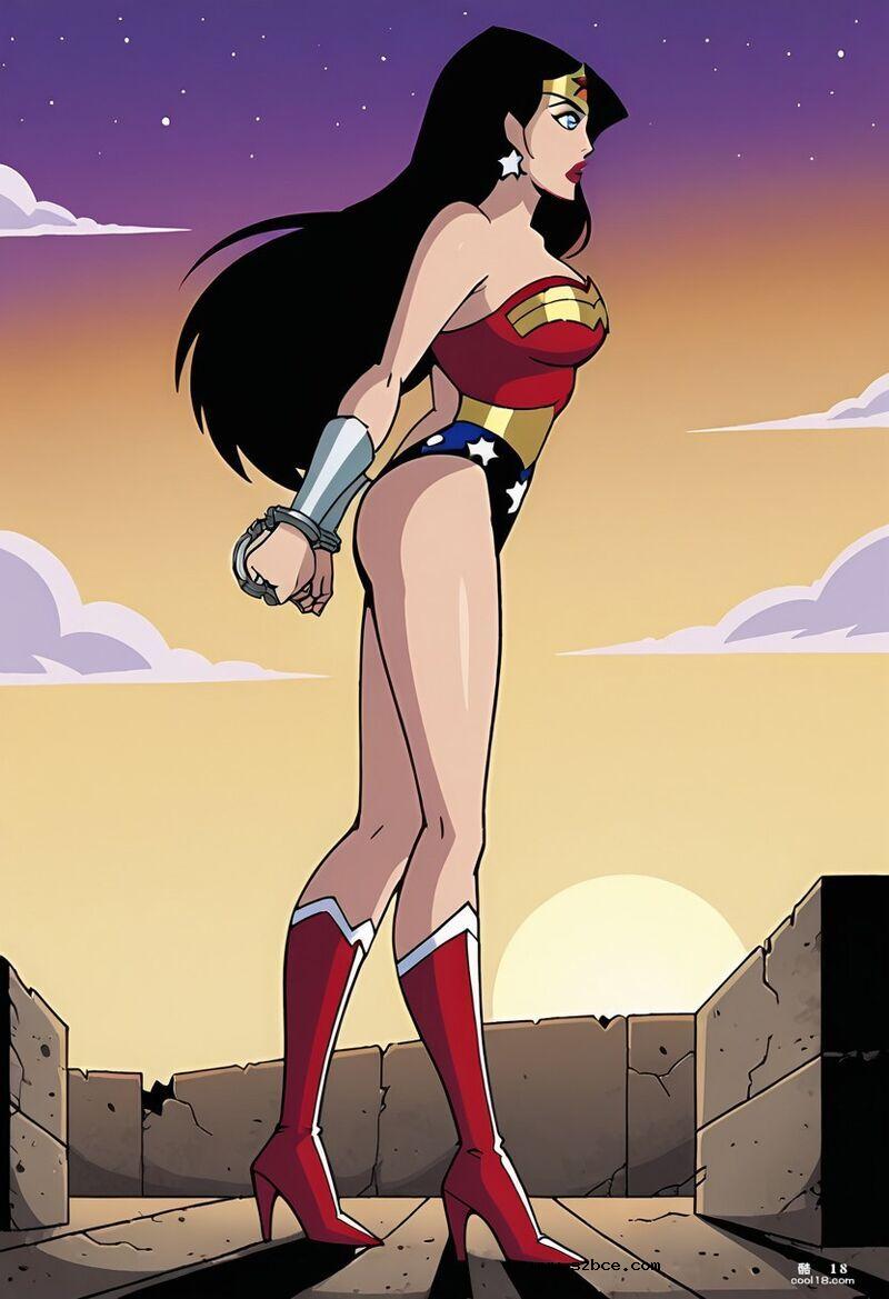 【AI生成】被擒获的神奇女侠当众暴露调教