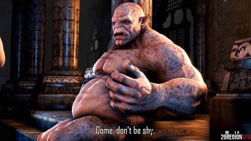 【3D】沦为性奴的巨乳少女被肉山大魔王巨根奸淫