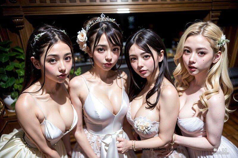 【AI生成】我的巨乳伴娘团