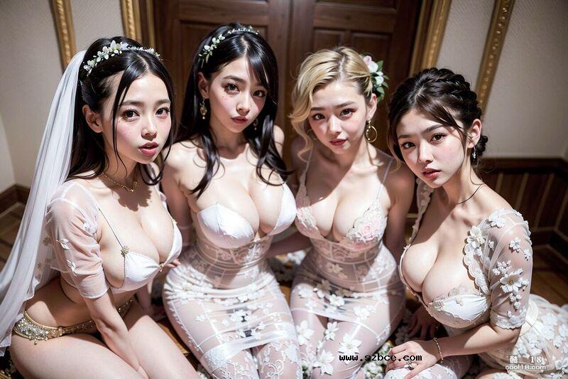 【AI生成】我的巨乳伴娘团