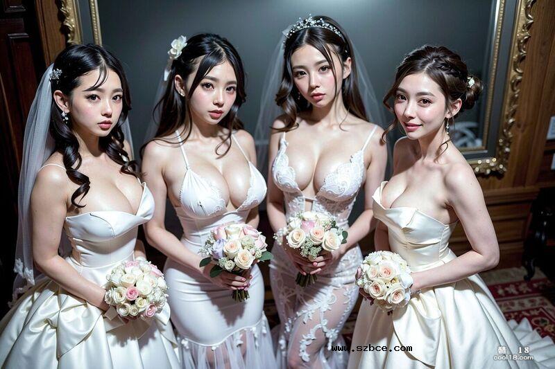 【AI生成】我的巨乳伴娘团