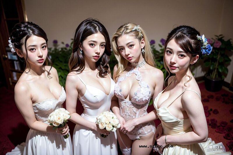 【AI生成】我的巨乳伴娘团