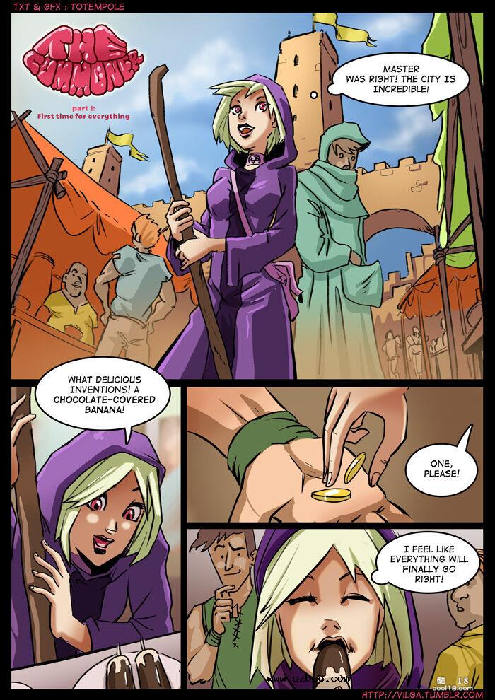 【英文彩漫】First Time For Everything + 魔女 Morwena