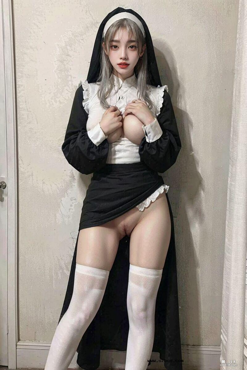 【AI生成】耐不住的修女也下海了