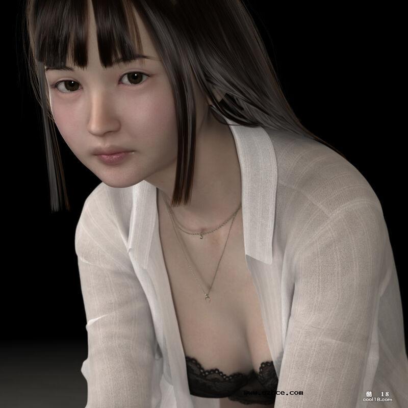 【3D图集】调教不穿内裤的叛逆女儿，捆绑打环吊珠 “監禁女子”