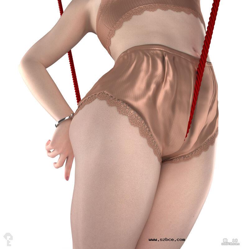 【3D图集】调教不穿内裤的叛逆女儿，捆绑打环吊珠 “監禁女子”