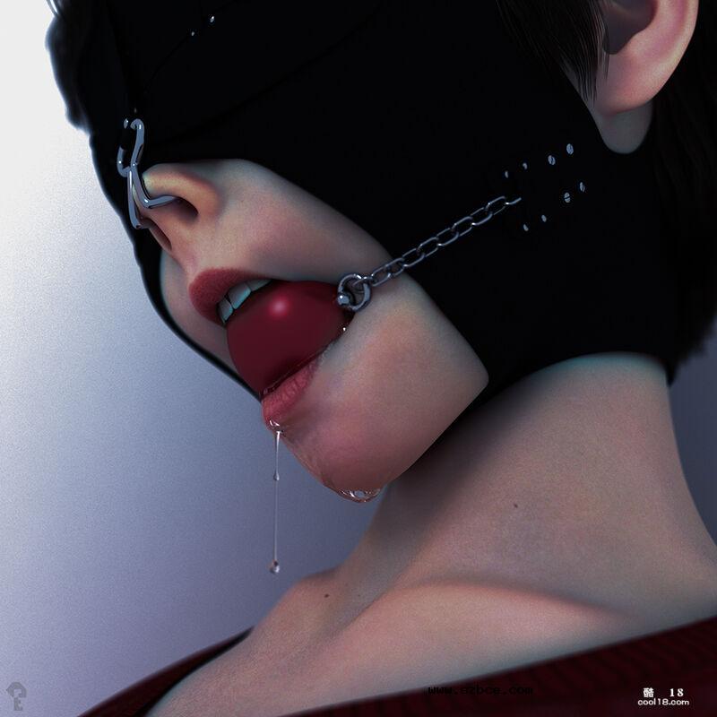 【3D图集】调教不穿内裤的叛逆女儿，捆绑打环吊珠 “監禁女子”