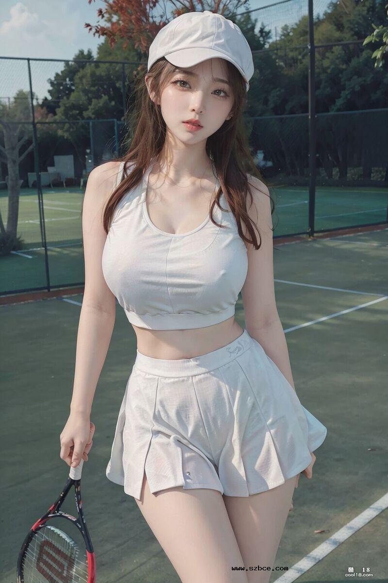 【AI生成】可爱又性感的网球少女