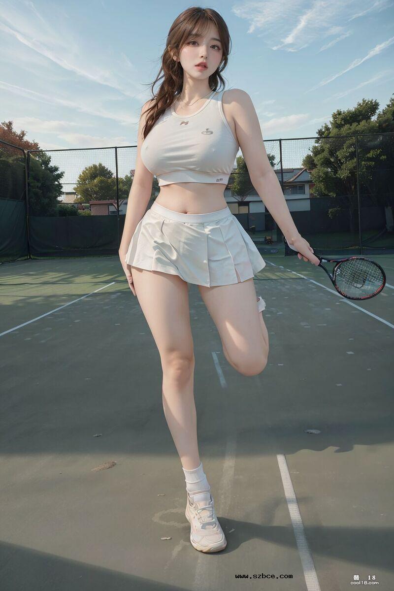 【AI生成】可爱又性感的网球少女