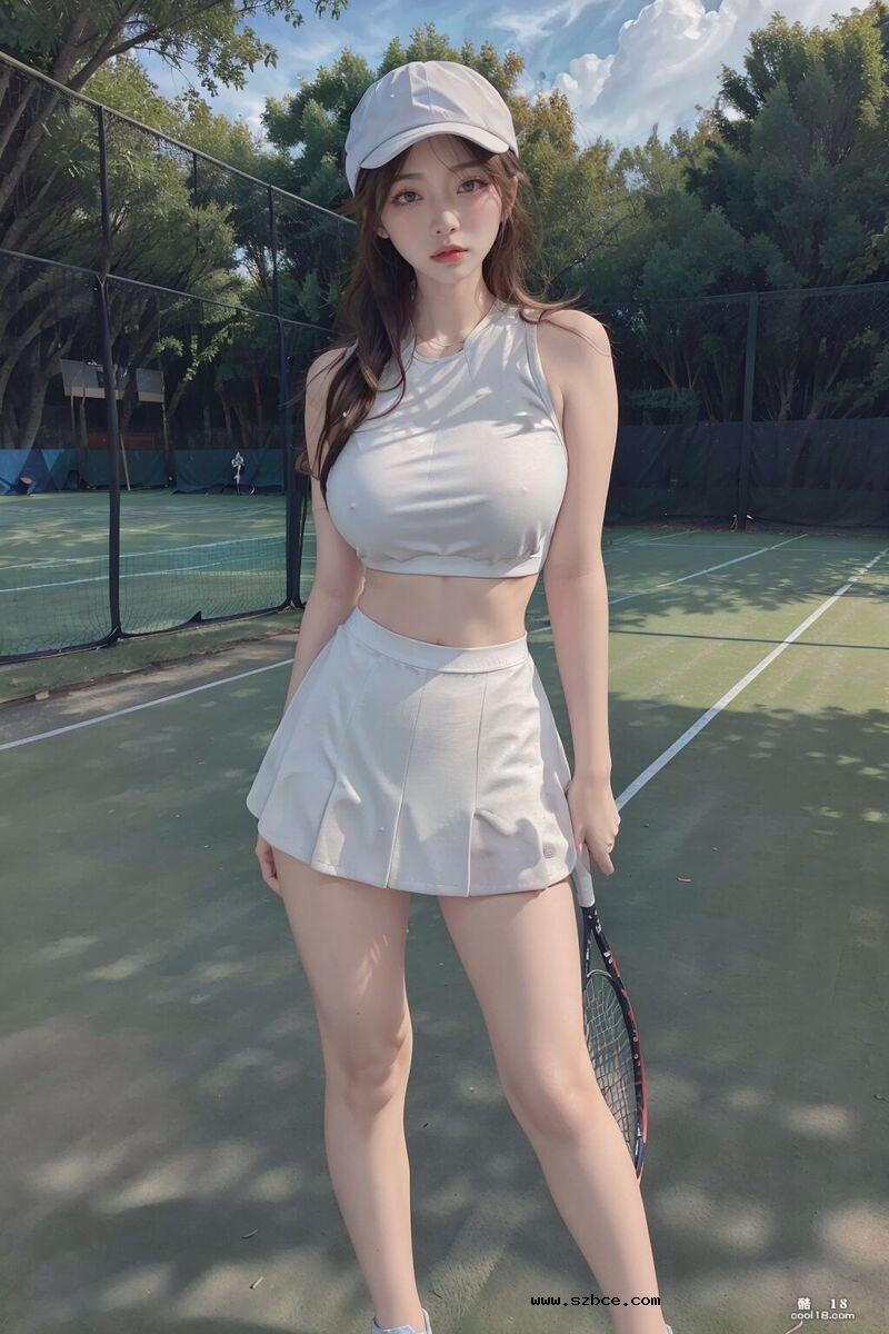 【AI生成】可爱又性感的网球少女
