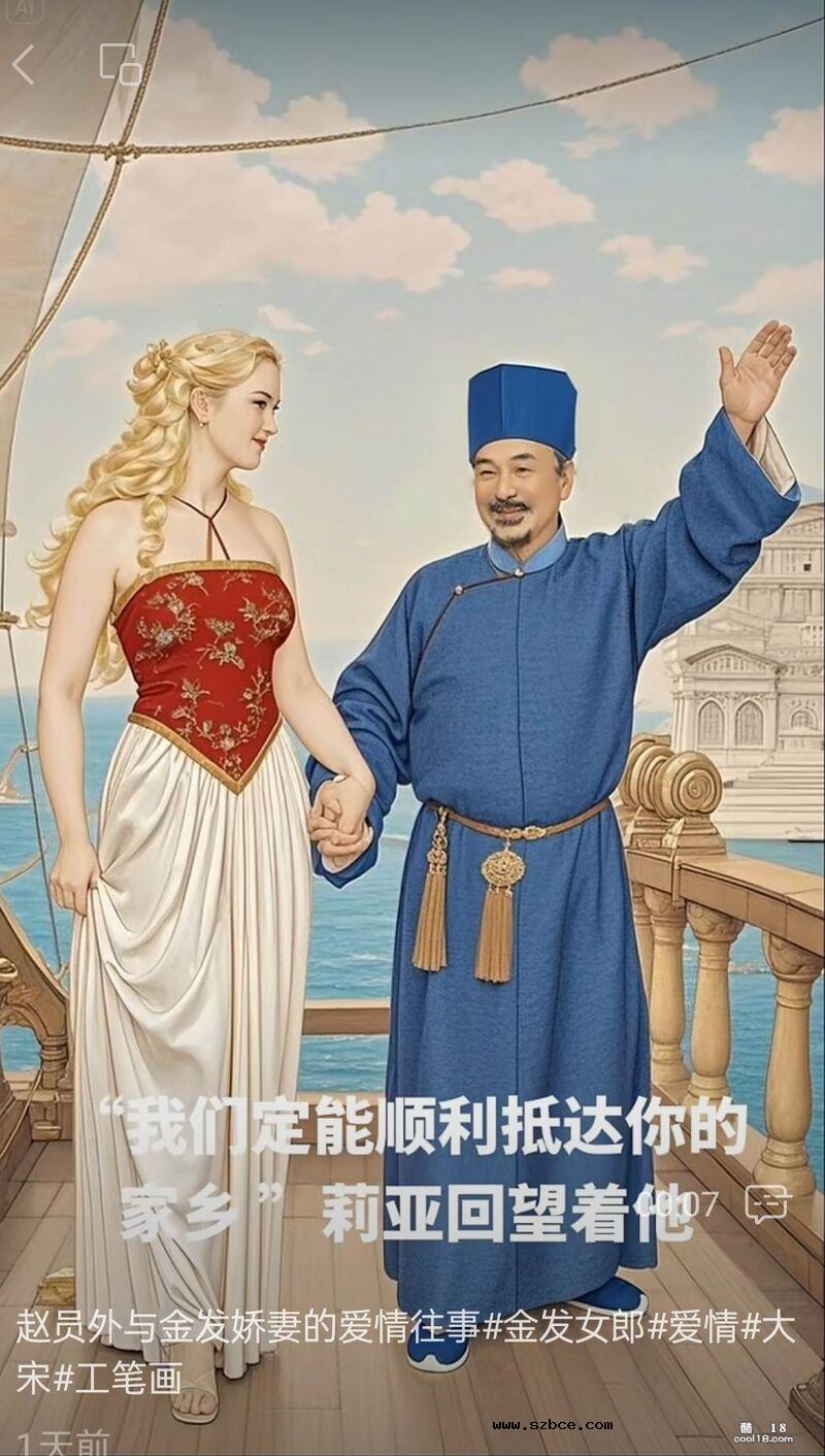 【AI漫画】赵员外与异国娇妻莉亚