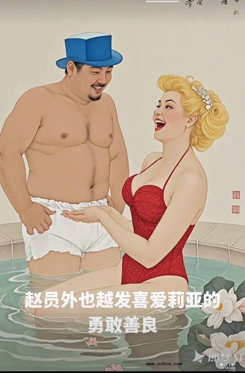 【AI漫画】赵员外与异国娇妻莉亚