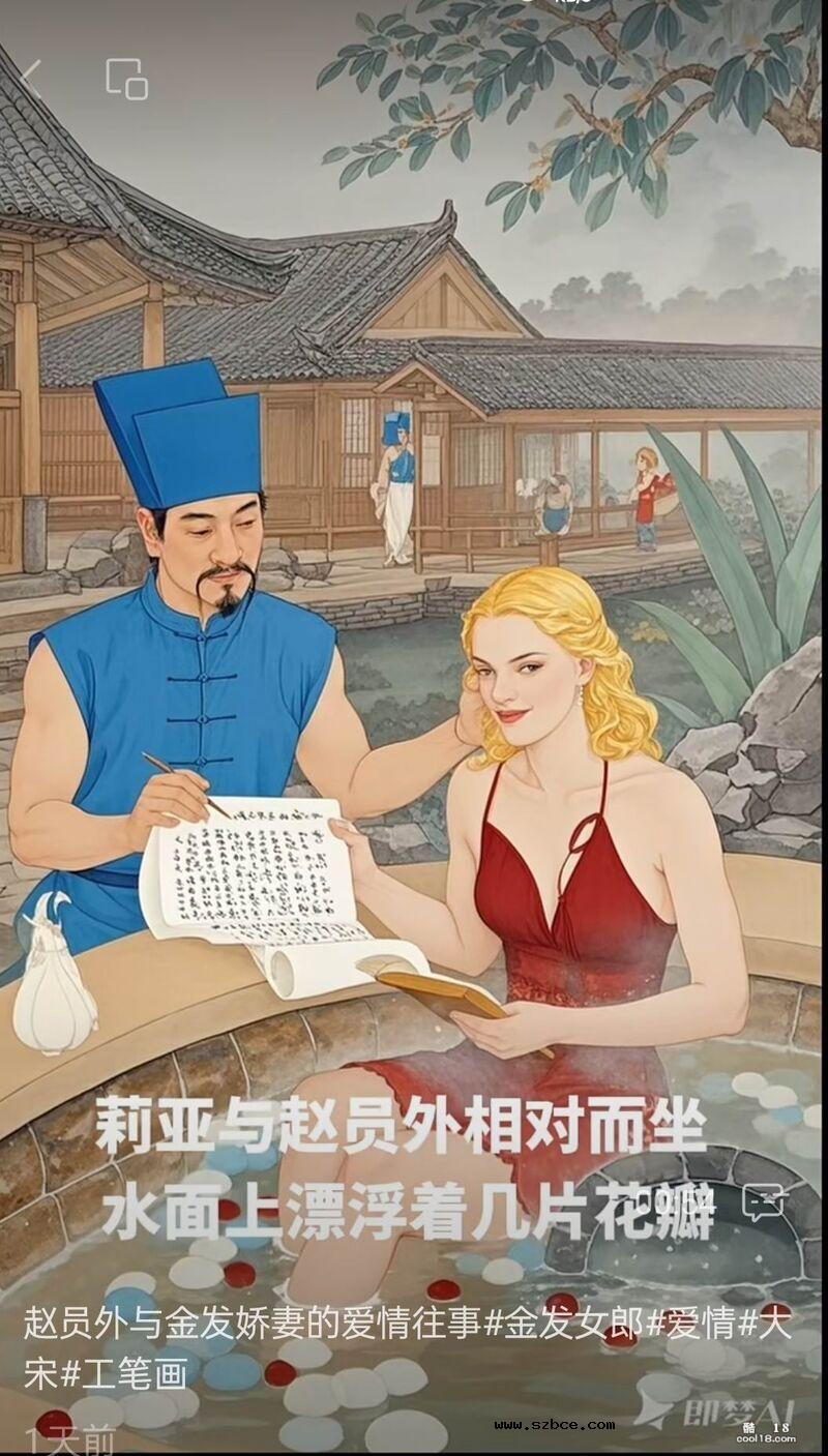 【AI漫画】赵员外与异国娇妻莉亚