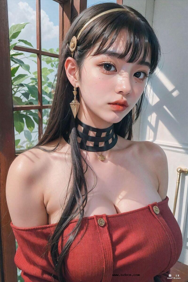 【AI生成】间谍过家家 - 巨乳的约尔太太