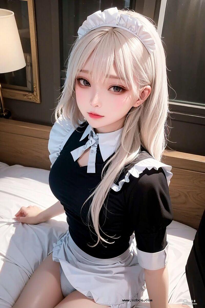 【AI生成】清纯小女仆的成长