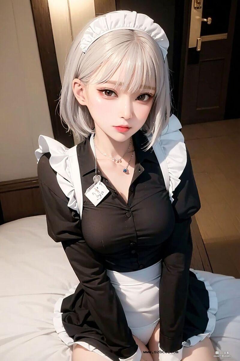 【AI生成】清纯小女仆的成长