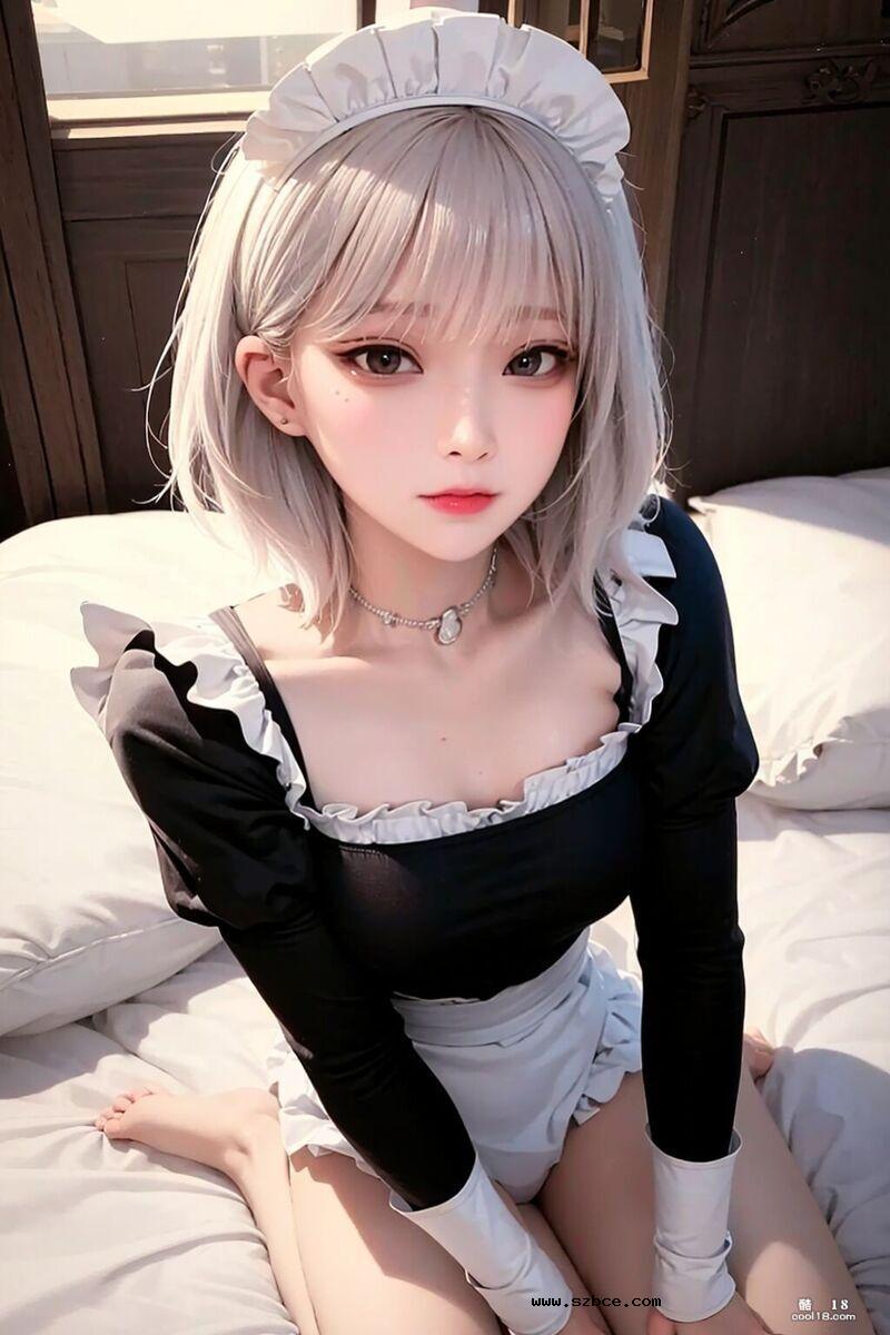 【AI生成】清纯小女仆的成长