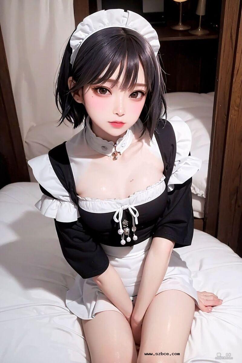 【AI生成】清纯小女仆的成长