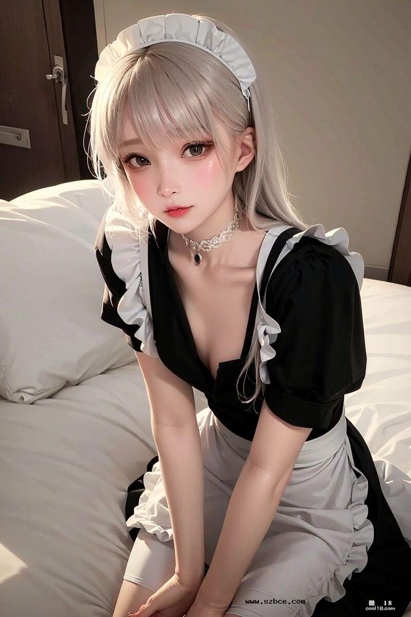 【AI生成】清纯小女仆的成长