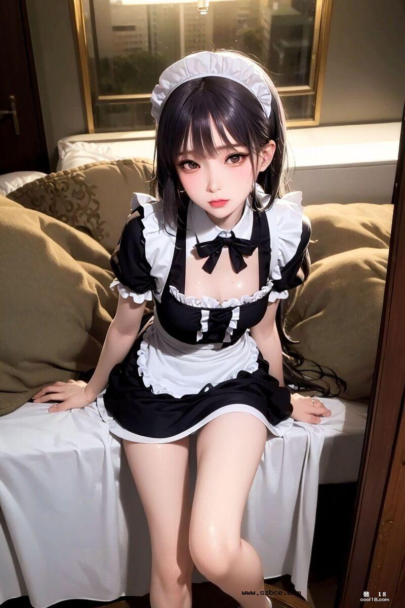 【AI生成】清纯小女仆的成长