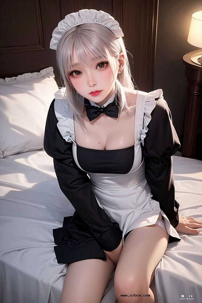 【AI生成】清纯小女仆的成长