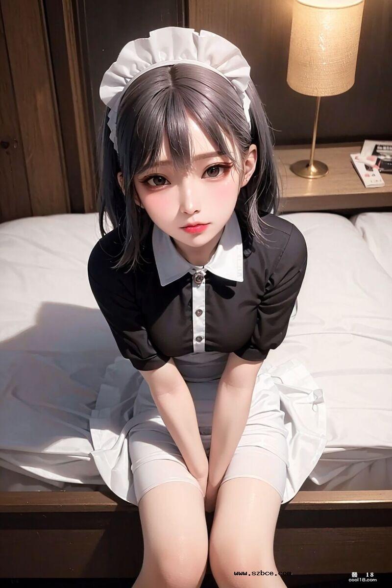 【AI生成】清纯小女仆的成长