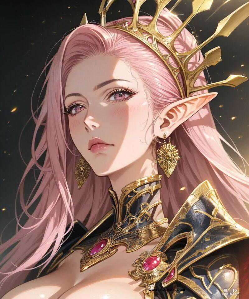 【AI生成】战锤 - 女巫精灵沦为性奴