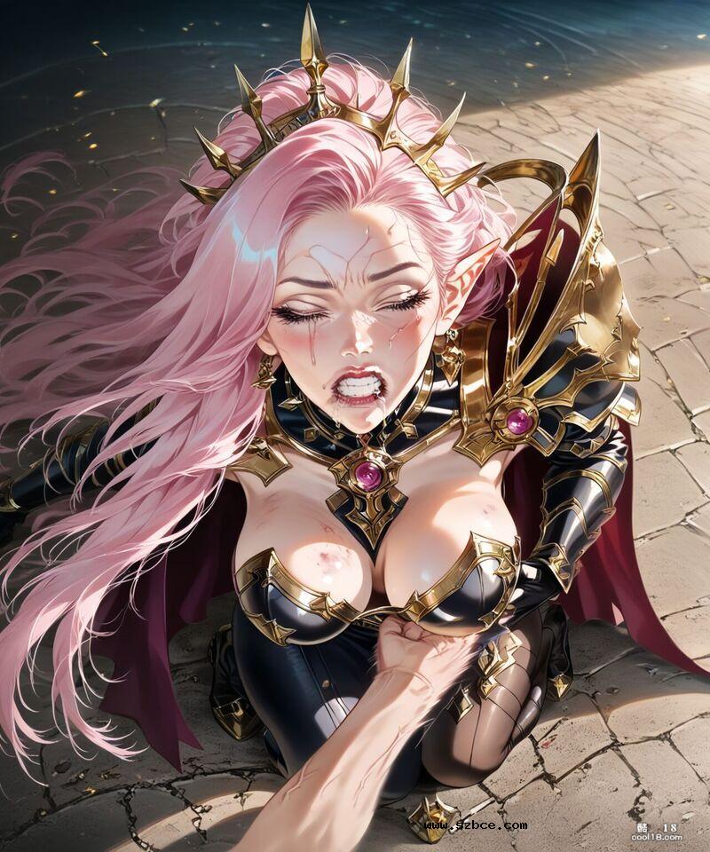 【AI生成】战锤 - 女巫精灵沦为性奴