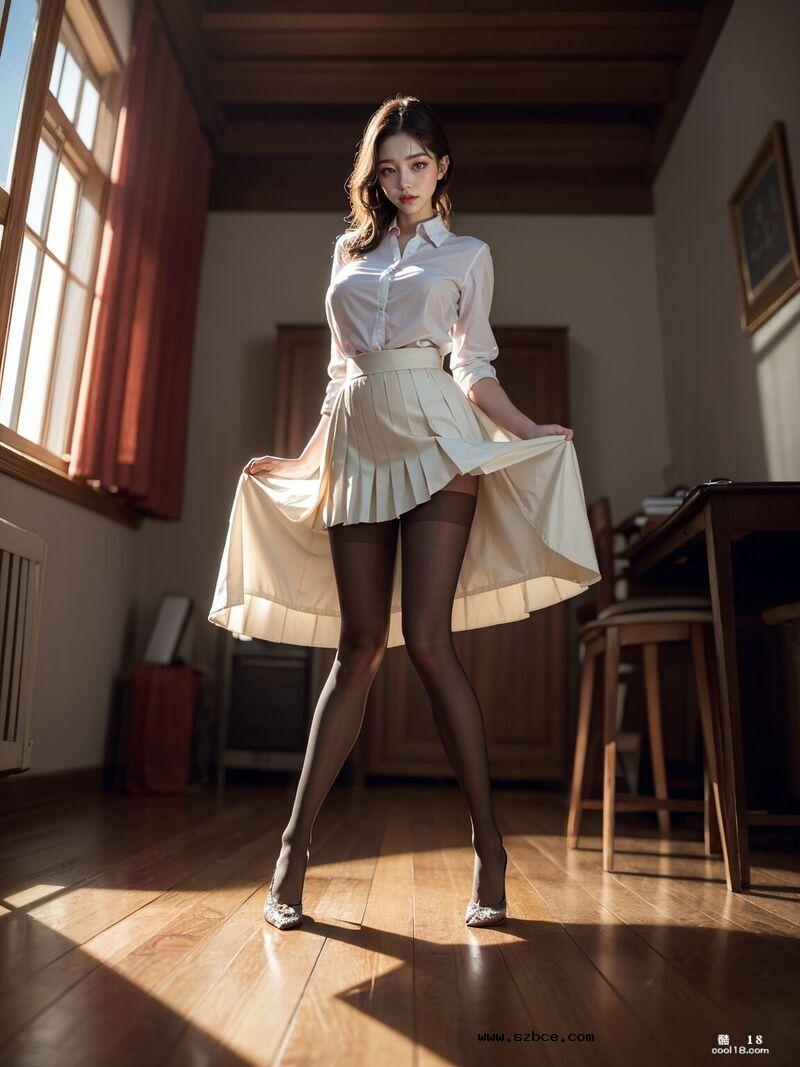 【AI生成】淫荡女教师在教室露出