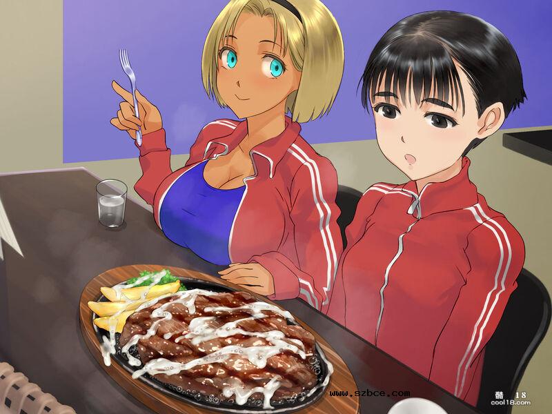 【中文彩漫】日本少女牛排店好吃精