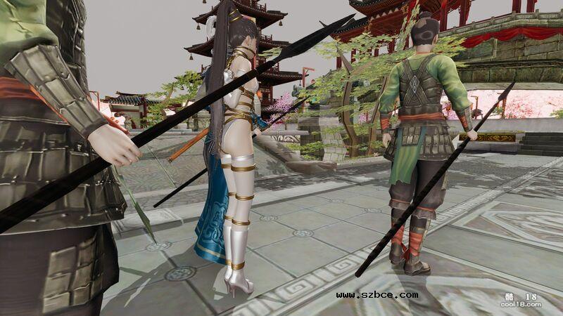 【3D】被擒的女将军