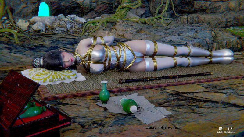 【3D】被擒的女将军