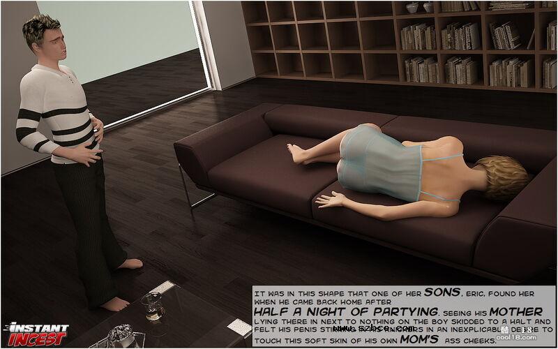 【3D】妈妈和儿子的三人行