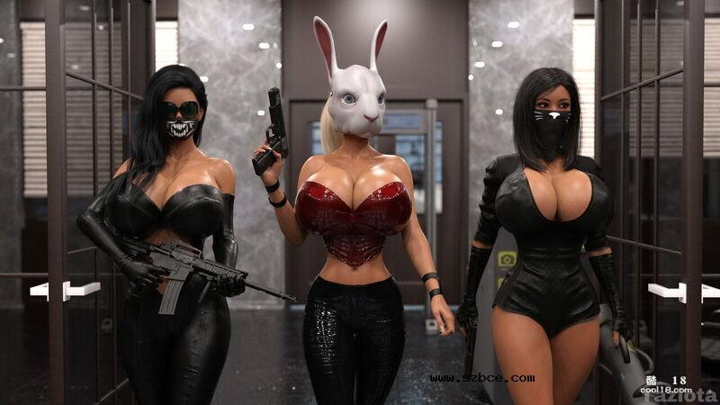 【3D】女劫匪