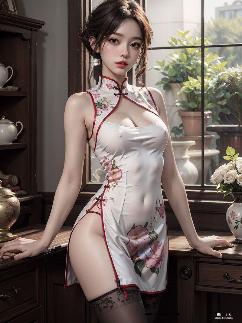 【AI生成】在卧室等待你的妻子