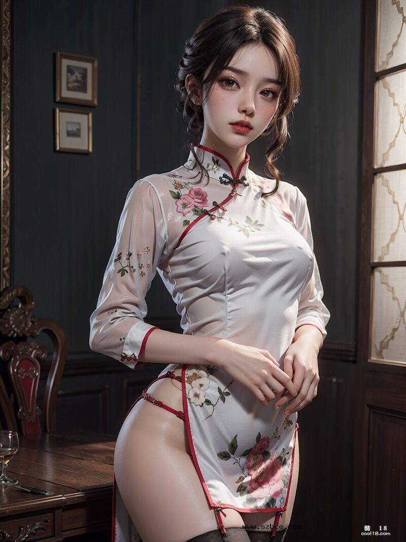 【AI生成】在卧室等待你的妻子