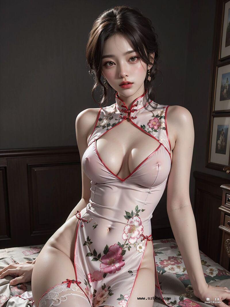 【AI生成】在卧室等待你的妻子