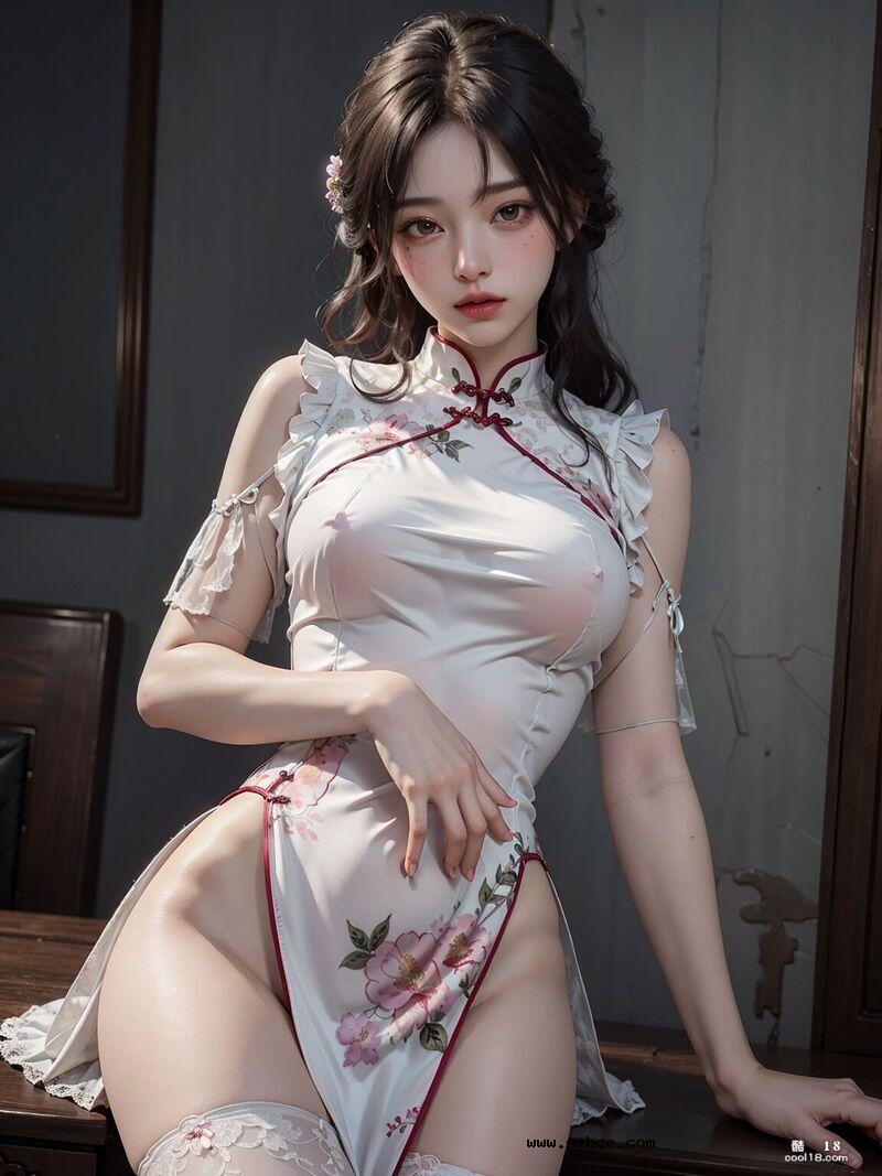 【AI生成】在卧室等待你的妻子