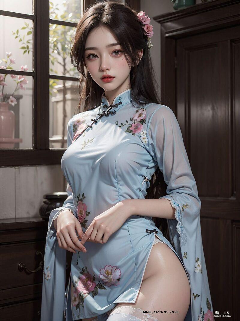 【AI生成】在卧室等待你的妻子