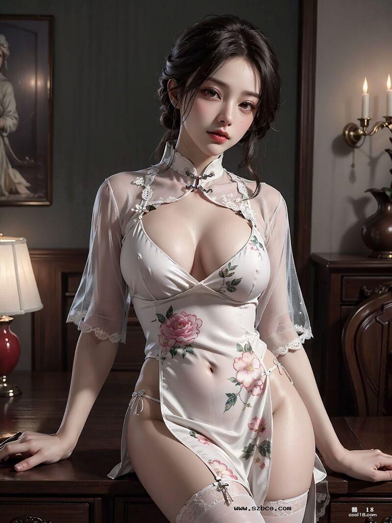【AI生成】在卧室等待你的妻子