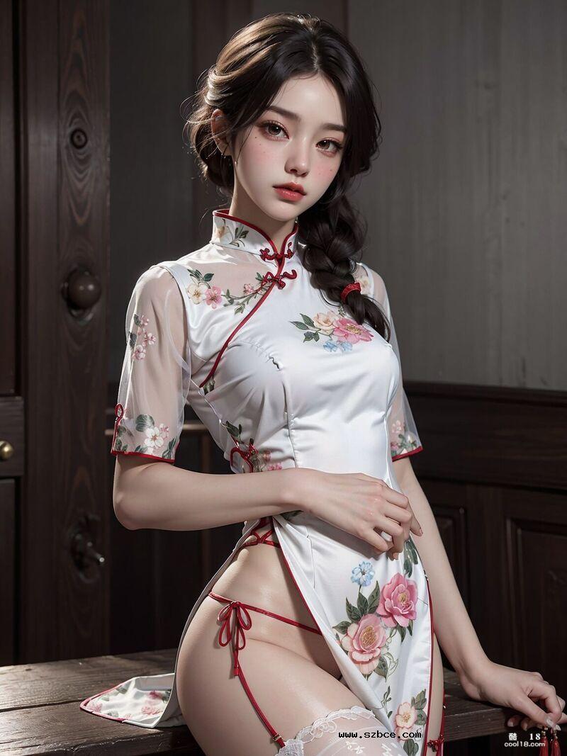 【AI生成】在卧室等待你的妻子