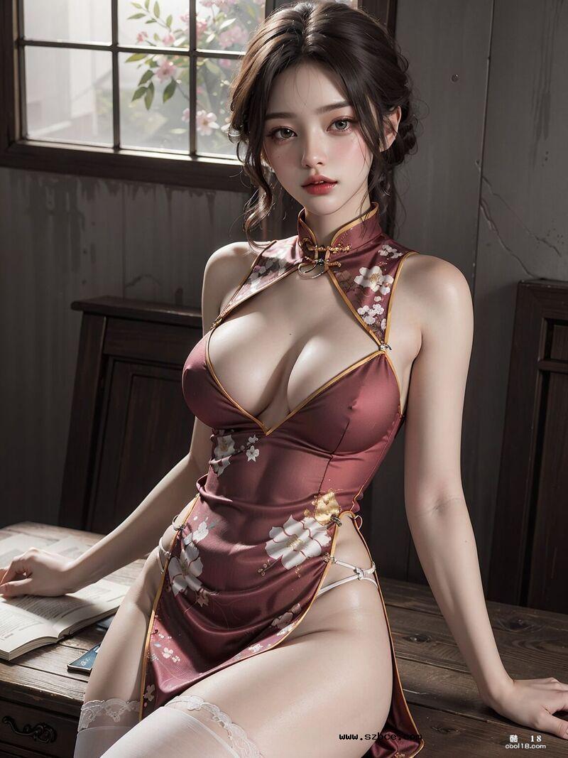 【AI生成】在卧室等待你的妻子