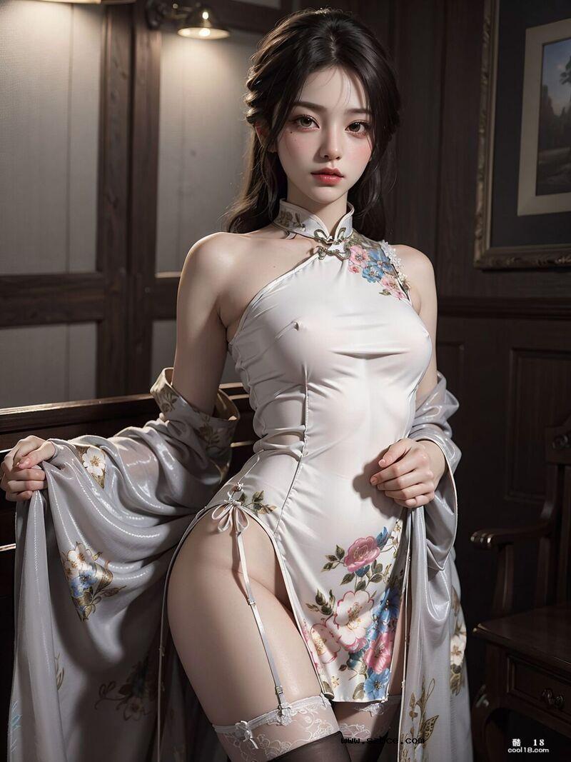 【AI生成】在卧室等待你的妻子