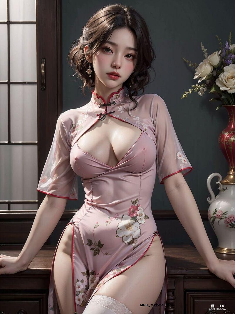 【AI生成】在卧室等待你的妻子