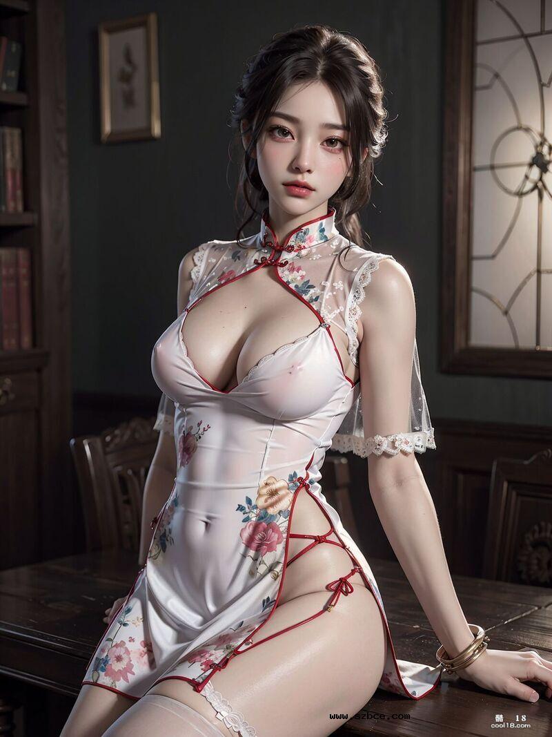 【AI生成】在卧室等待你的妻子